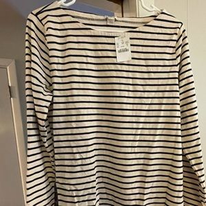 J.Crew striped boatneck medium